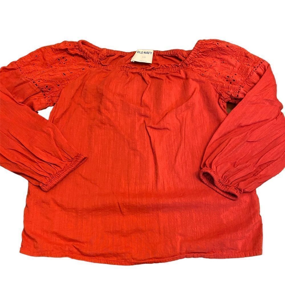 Old Navy | Red Bohemian Blouse, Size 8